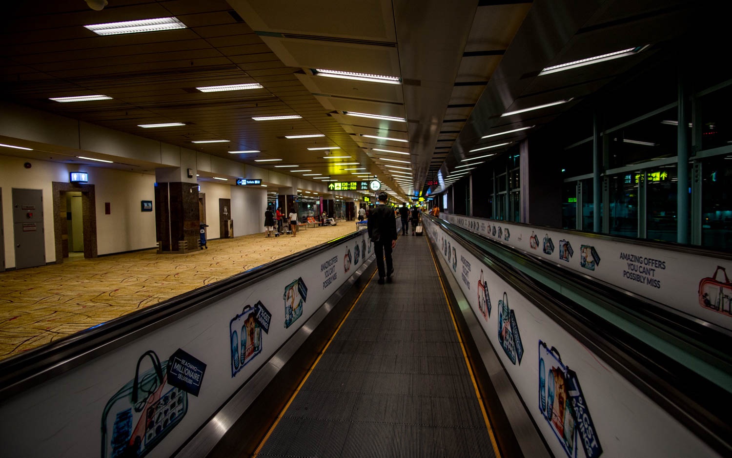 Arriving in Changi International Airport