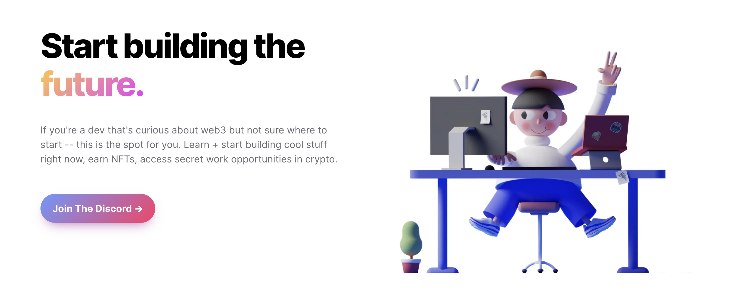 Gradient button example from Buildspace