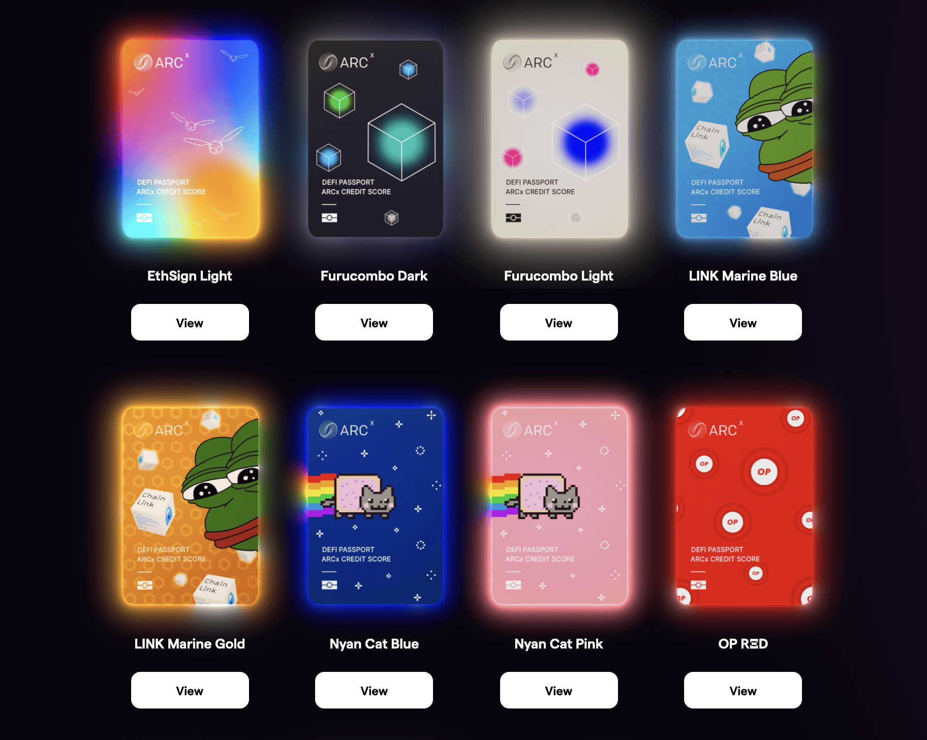 ARCx passport design